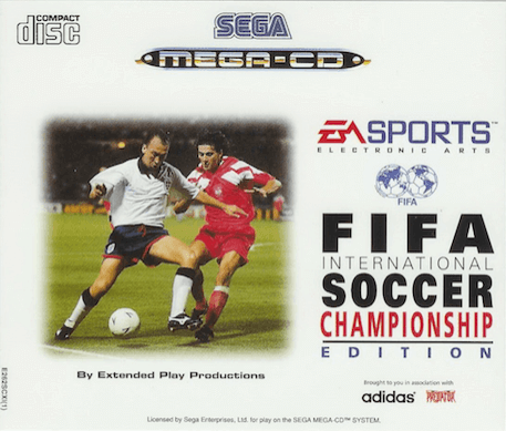FIFA Interational Soccer Championship Edition box art for Sega Mega CD